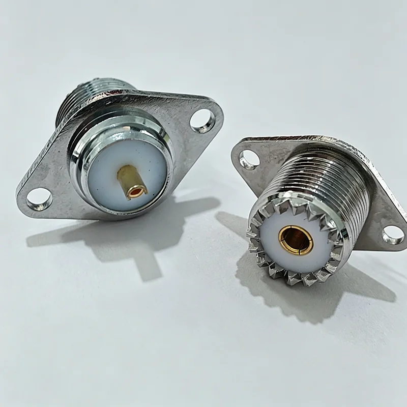 UHF-KF/UHF-KY/SL16/M-KF Female RF Coaxial Connector Panel Mount for Walkie Talkie  for Walkie Talkie Car Radio Antenna