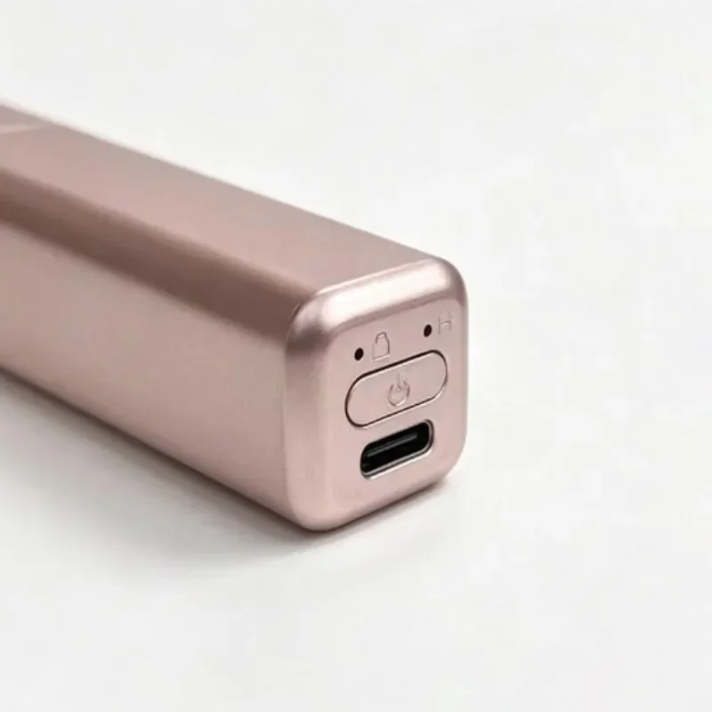 Tragbarer Mini-Glätteisen-Kamm, Pony-Kamm, kabelloses Lade-Lockenstab, tragbarer elektrischer Styling-Kamm, beschädigt das Haar nicht – Detail 5