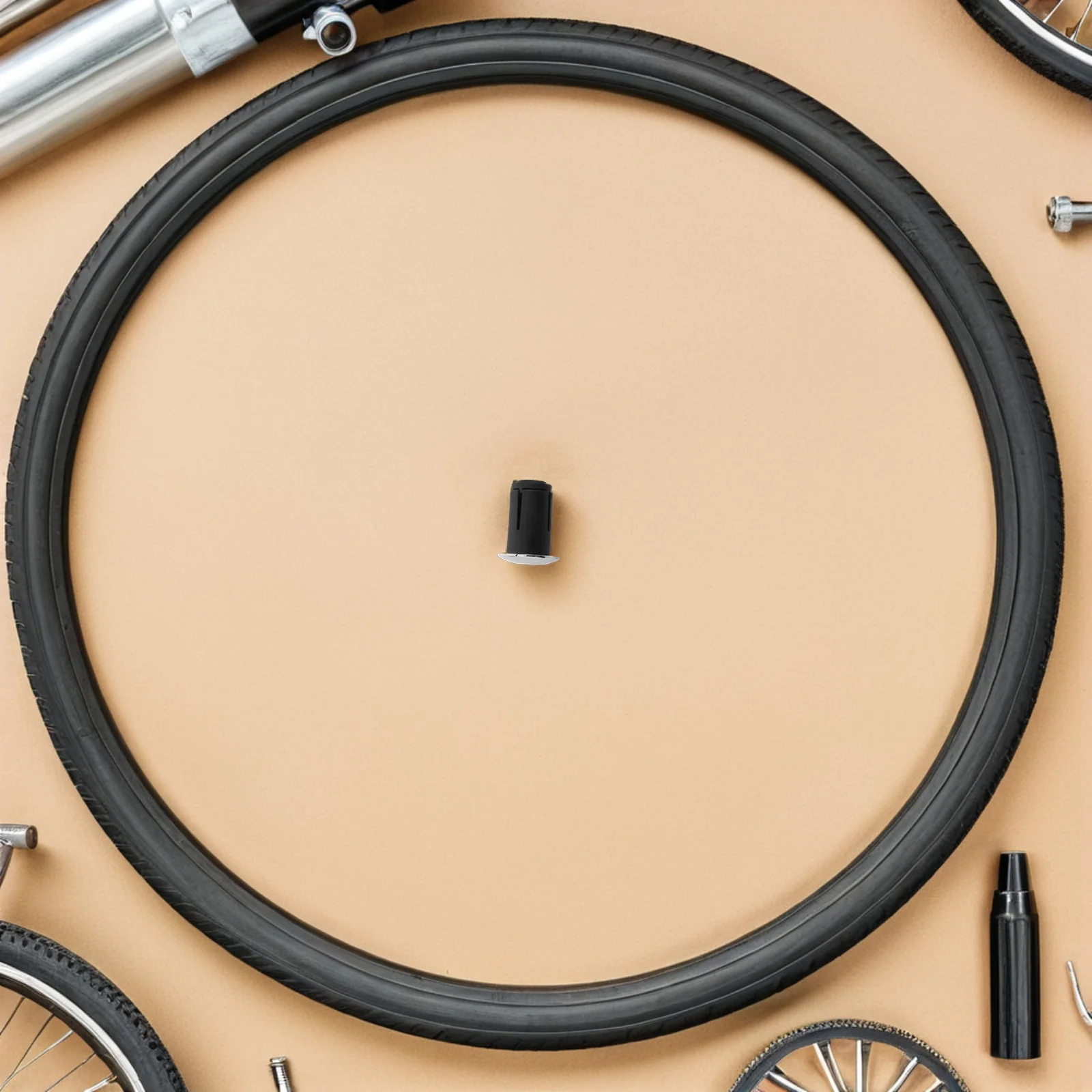 

2Pcs Aluminum Alloy Bicycle Handlebar End Plugs Anti-Slip Cycling Accessories for Road Bikes Silver