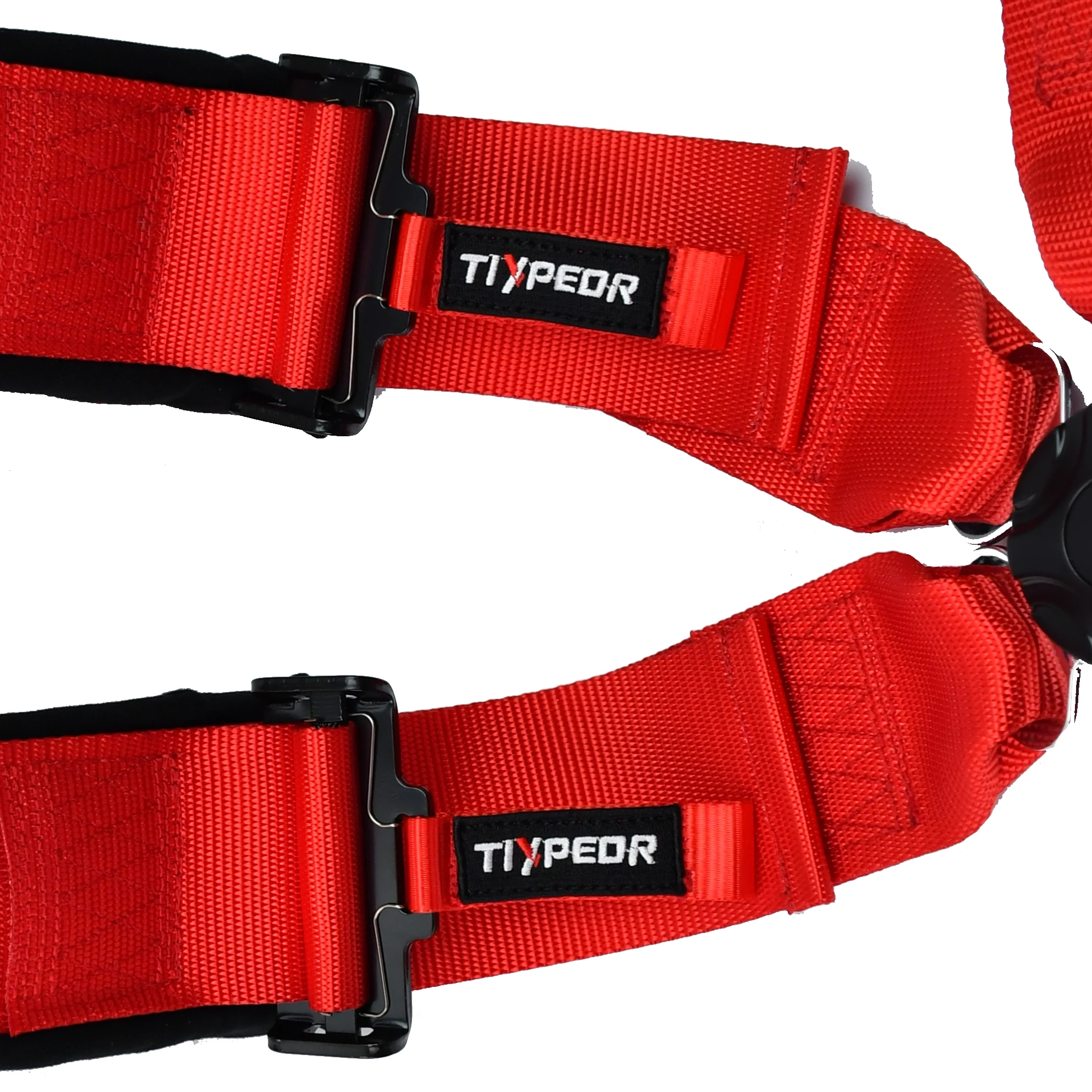 Certification SFI Tiypeor Ceinture de sécurité universelle de course à 5 points Ceinture de sécurité de course de sécurité de voiture en polyester de 3 pouces
