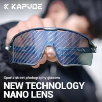 KAPVOE nueva tecnología Nano lentes gafas de ciclismo gafas de sol para deportes al aire libre hombres mujeres bicicleta de carretera MTB bicicleta UV400 gafas de senderismo