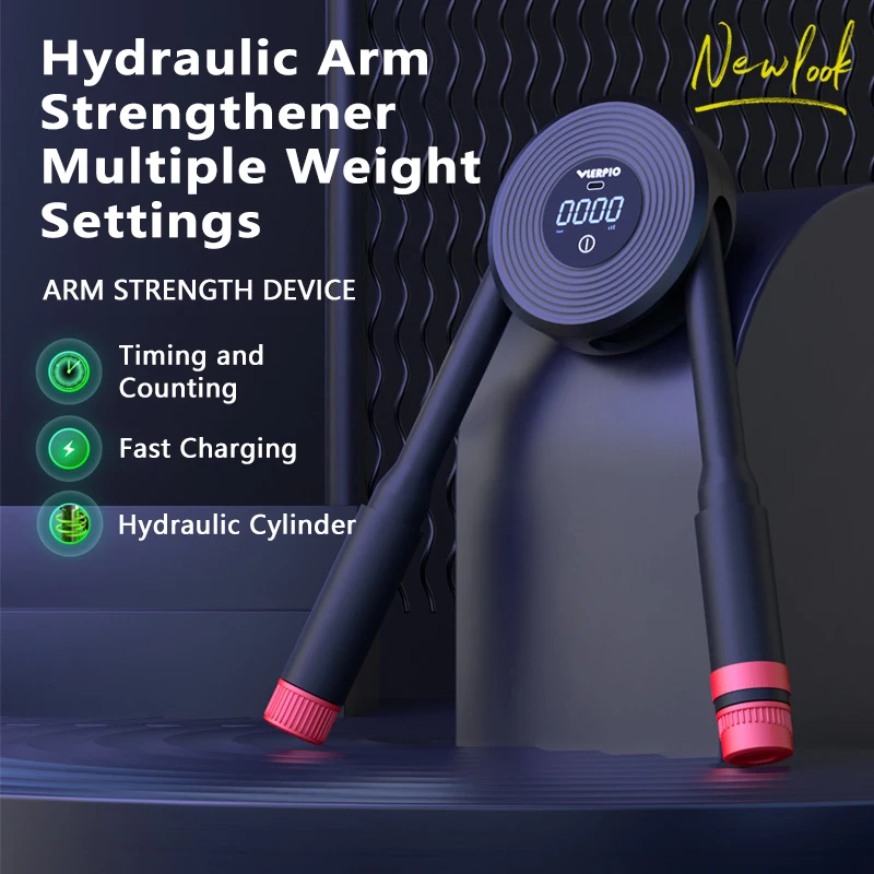 Adjustable hydraulic arm strength device 5KG-200KG men's arm muscle fitness equipment intelligent counting arm strength device