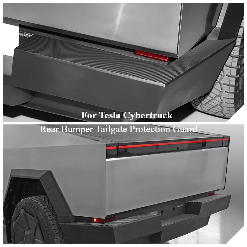 Rear Bumper Tailgate Protection Guard For Tesla Cybertruck 2024-2025 Trunk Cover Anti-dirty Trim Car Pickup Truck Accessories