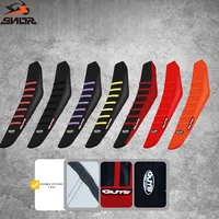 SNOR Funda de Asiento Universal Antideslizante para Motocicleta, con Nervaduras, Impermeable, para SXF EXC KXF CRF YZF WR