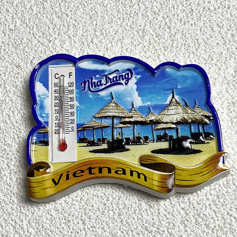 Vietnam World Culture Tourism Souvenirs Kitchen Home Decor 3D Magnetic Refrigerator Stickers