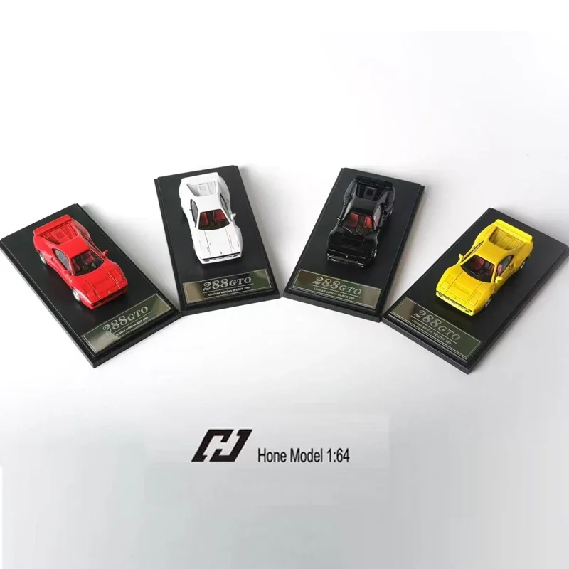 

Hone In Stock 1:64 288 GTO Openable Hood Diecast Diorama Car Model Collection Toys