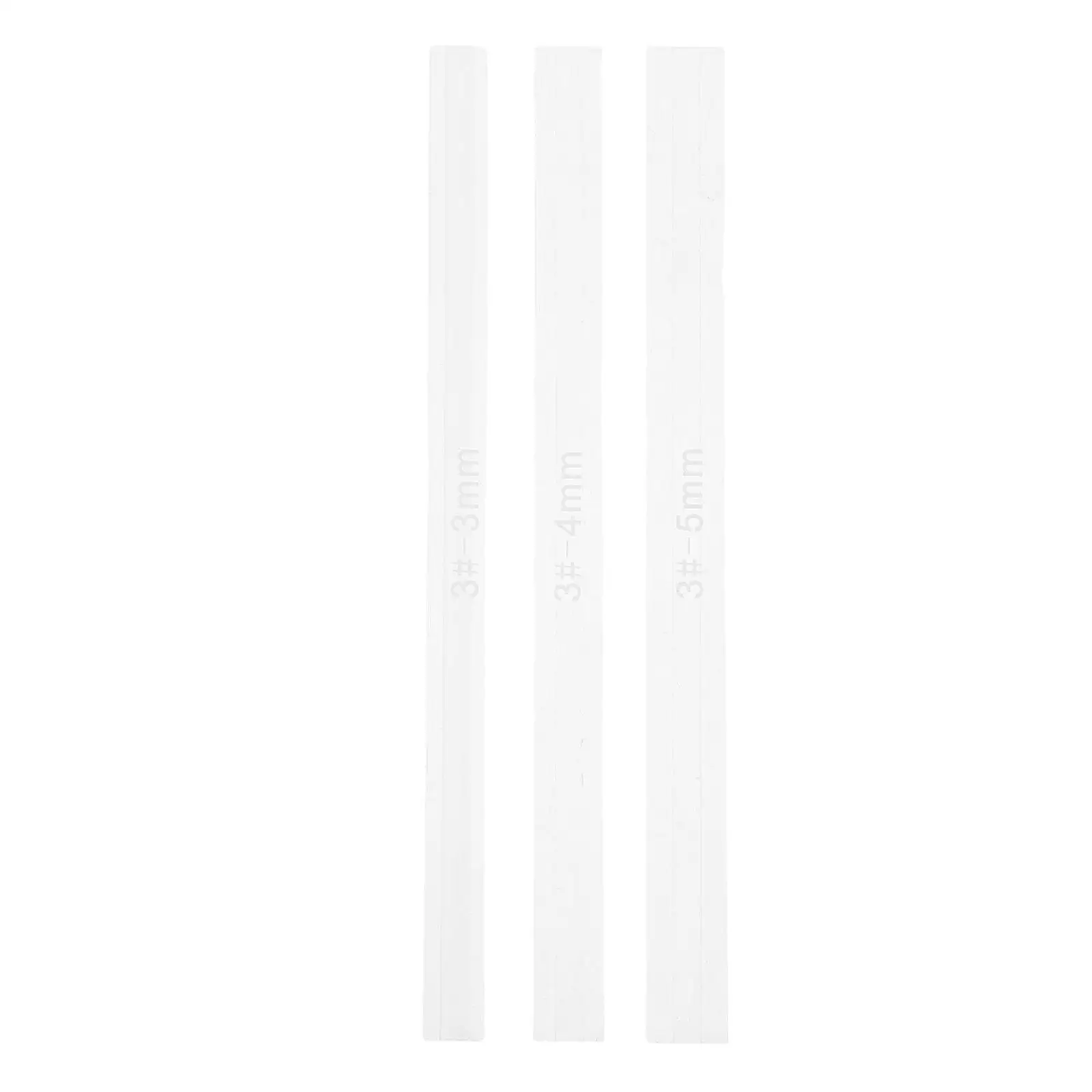

3 Pcs Acrylic Zipper Glue-proof Ruler Adhesive Insert Stitching Tool Wax Spacer Strip Gasket Pad For DIY Craft Projects