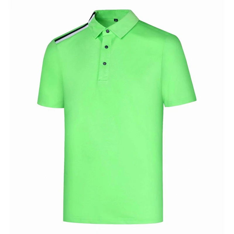 

Spring/Summer New Men's Unbranded Color Contrast Short sleeved T-shirt Casual Quick Drying POLO Top Golf Outdoor Sports Shirt