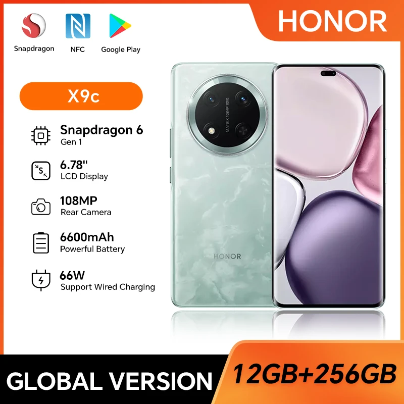 yZ[zHONOR X9cA5GAfA SIM108MP gvJ 6.78 C` AMOLEDA6600mAh obe[ Android 14