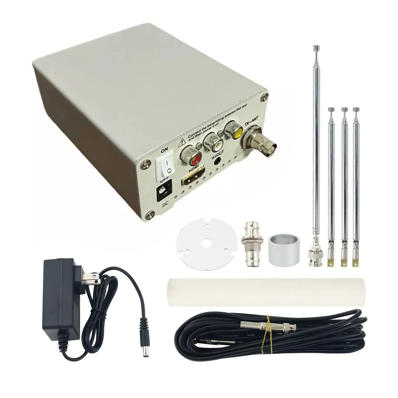 Analog TV Signal Transmitter GP Antenna VHF UHF HD AV Video Converter Wireless
