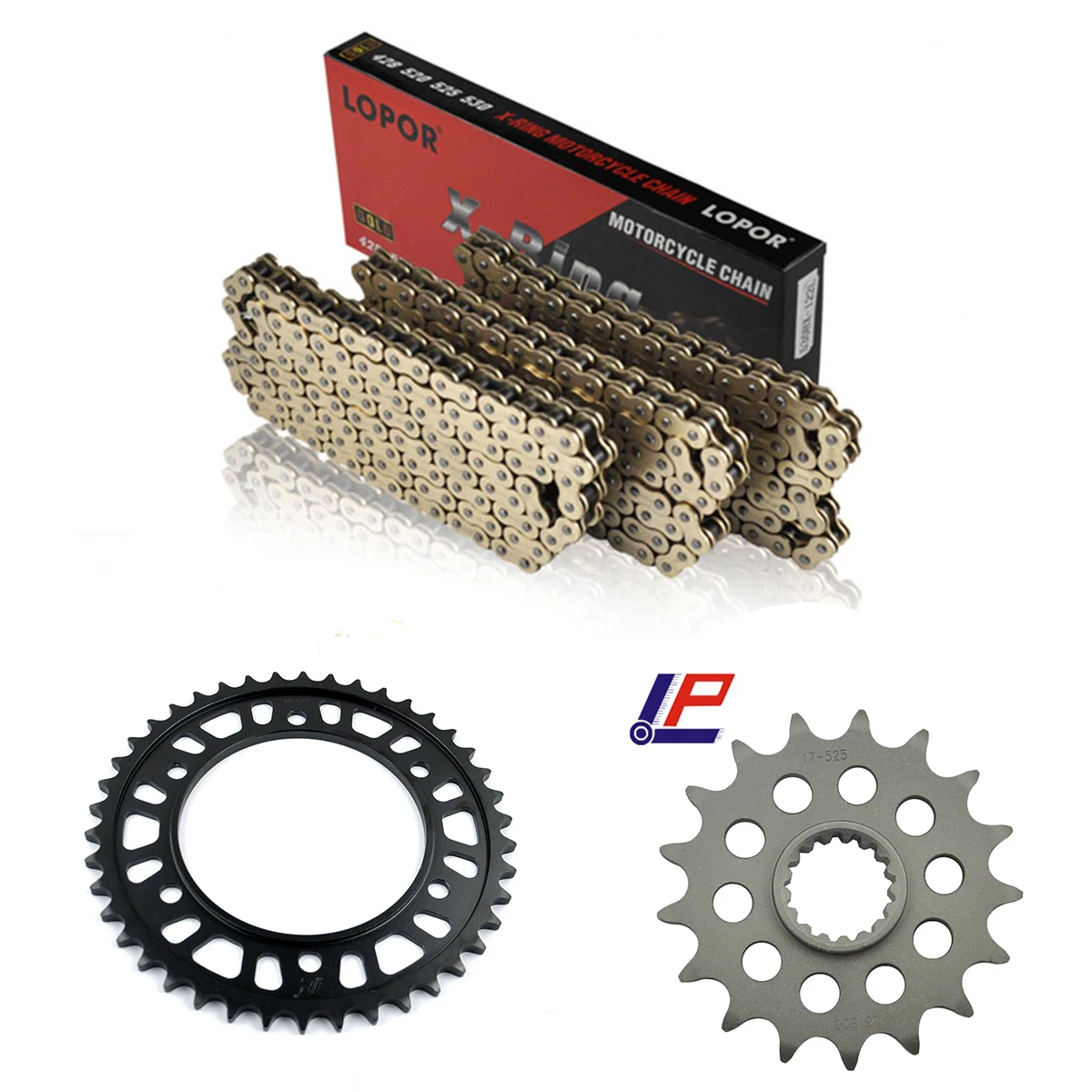 17T/42T Front Rear Motorcycle Sprocket chain For 990 05-09 1050 15-18 1090 17-19 1190 13-16 1290 15-20 Adventure 950 LC8 03-08