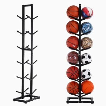 Espositori per calcio in metallo di alta qualità Portapalle per basket Portapalle sportivo