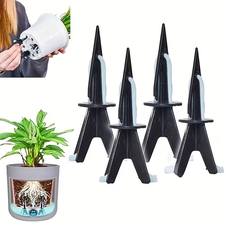 10 Sets Self-watering Columns Suitable Indoor/outdoor Plants Adjustable Slow-release Irrigation Posts Gift