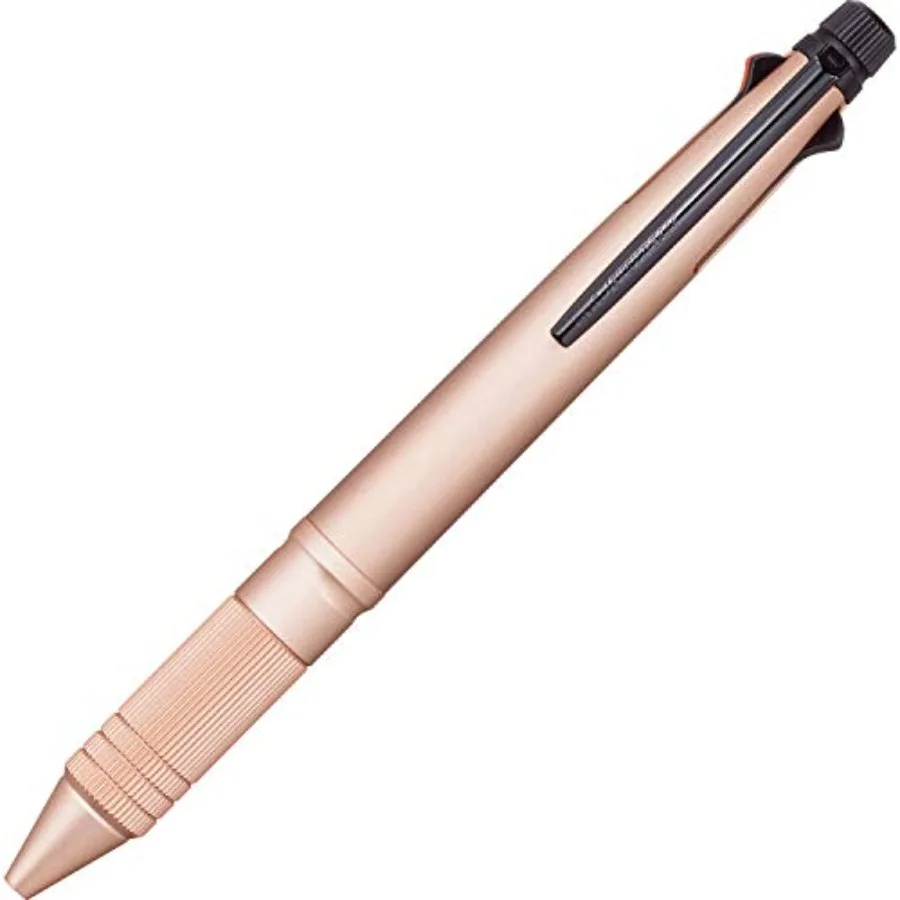 

Ручка-роллер uni Jetstream 4in1 Metal Edition 0.5 мм (красная, синяя, зеленая) и механический карандаш 0.5 мм (розово-золотой) (MSXE52000A05.74)