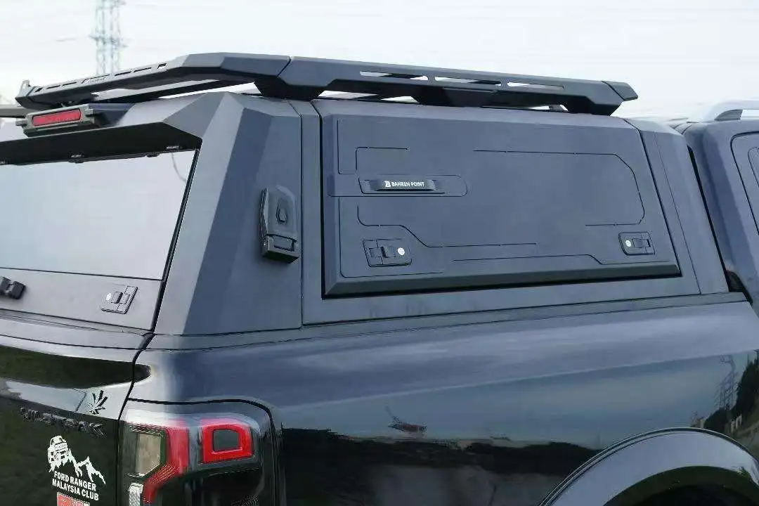 New Style Cab Hardtop Pickup Truck Covers 4X4 Waterproof Aluminum Alloy Ute Canopy Topper Rear Easy to Install for Ford Ranger