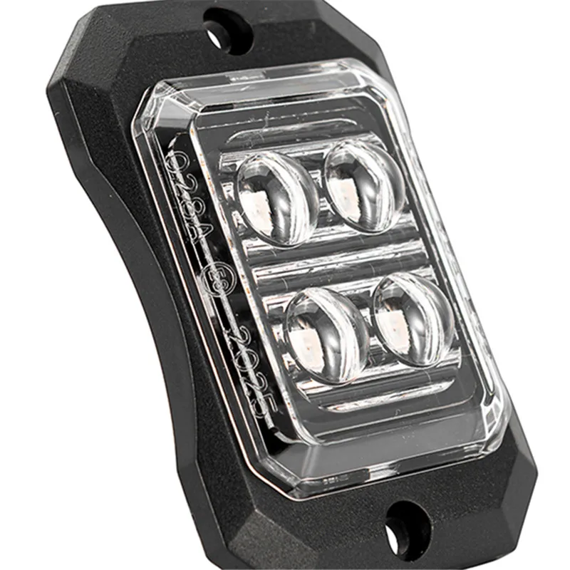 

2PCS Lighting Lamp 4/8 LEDs for Car Van Pickup Lorry Grille Warning Clearance LED Trailer Side Marker Lights Truck Marker