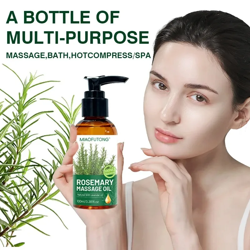 

Rosemary Essential Oil Massage Blend for Body & Gua Sha Botanical Cold-Pressed Hydration with Fast Absorption Non-Greasy Calming