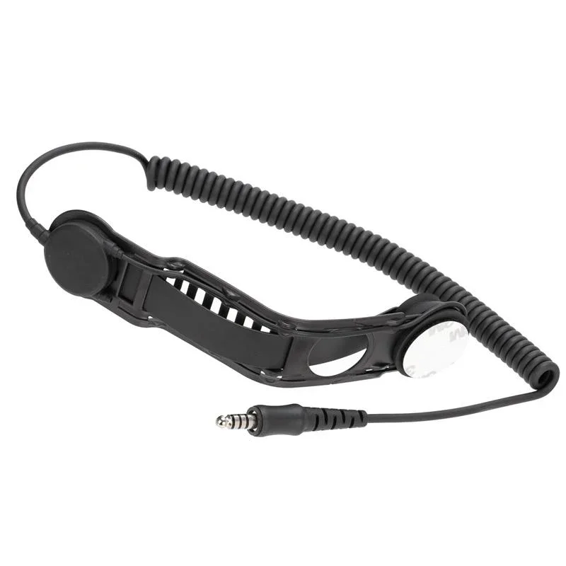 Motorcycle Bike Fighting Helmet Bone Conduction Headset for Two Way Radio Walkie Talkie