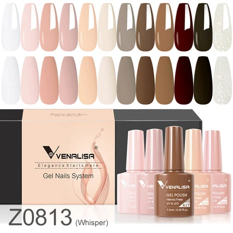 Гель-лак Venalisa Milky White Jelly Color - 10 мл — изображение продукта