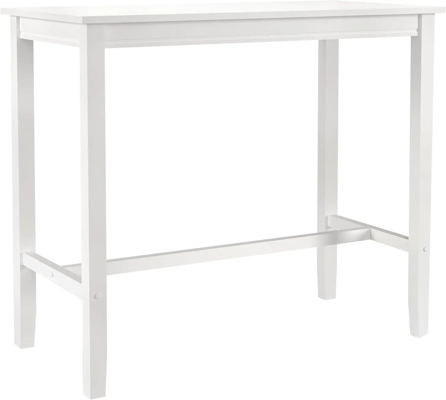 Claridge White Wooden 42" Bar Height Pub Table