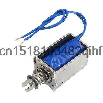 DC 12V 1.5A 0.8kg Holding Force Open Frame Push Solenoid Electromagnet