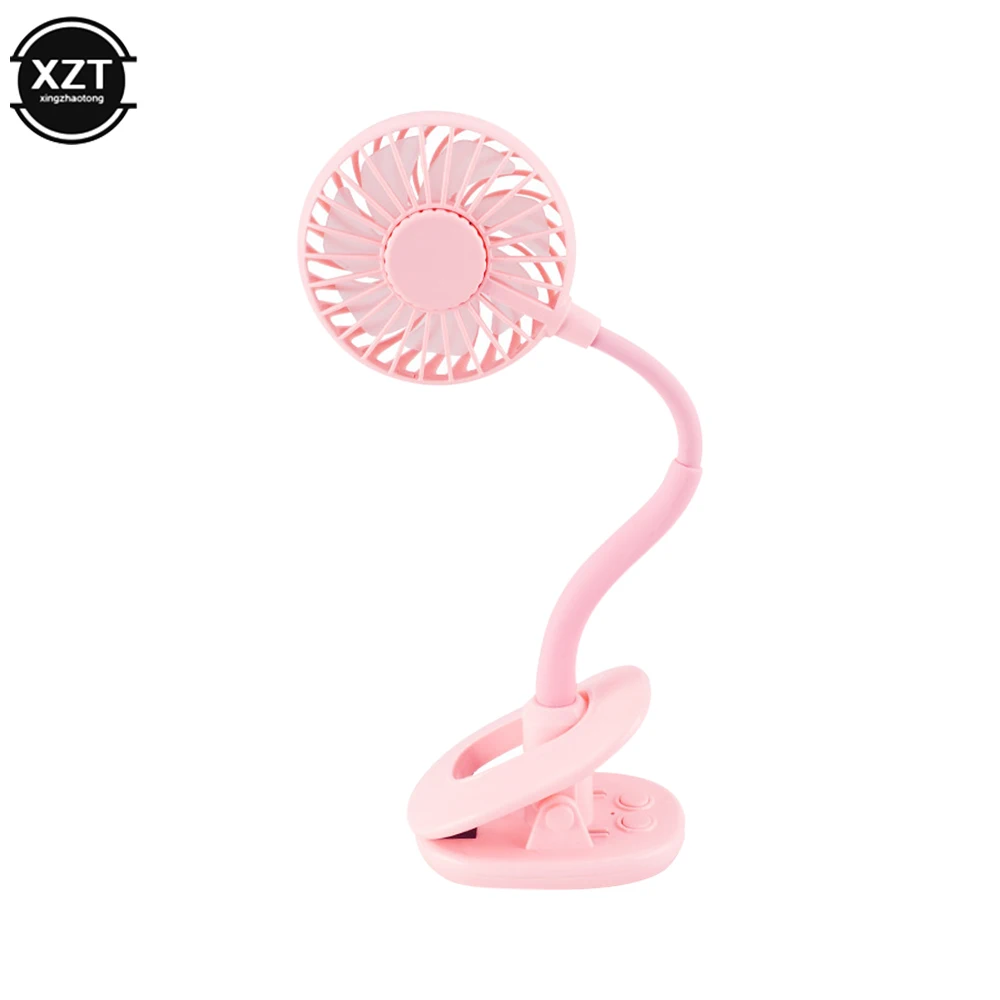 ใหม่น้ำมันหอมระเหย Kipas Angin Listrik Kecil USB ชาร์จแขนยืดหยุ่นปรับคลิปท่องเที่ยวกลางแจ้ง
