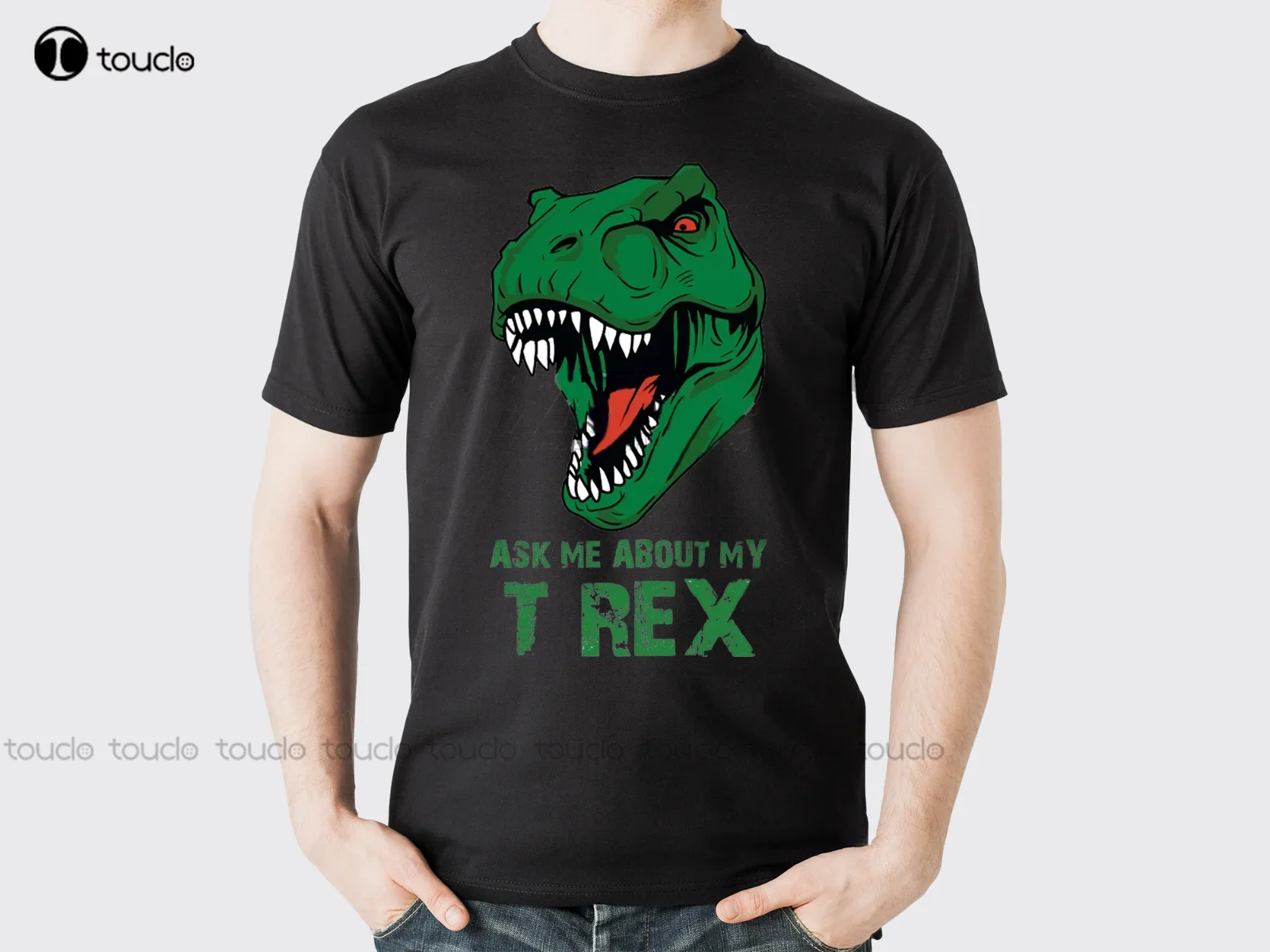 New Ask Me About My T Rex- T-Shirt For Women Full Size -Funny T-Shirt Black Tshirt For Cotton Tee Xs-5Xl Unisex Fashion Funny