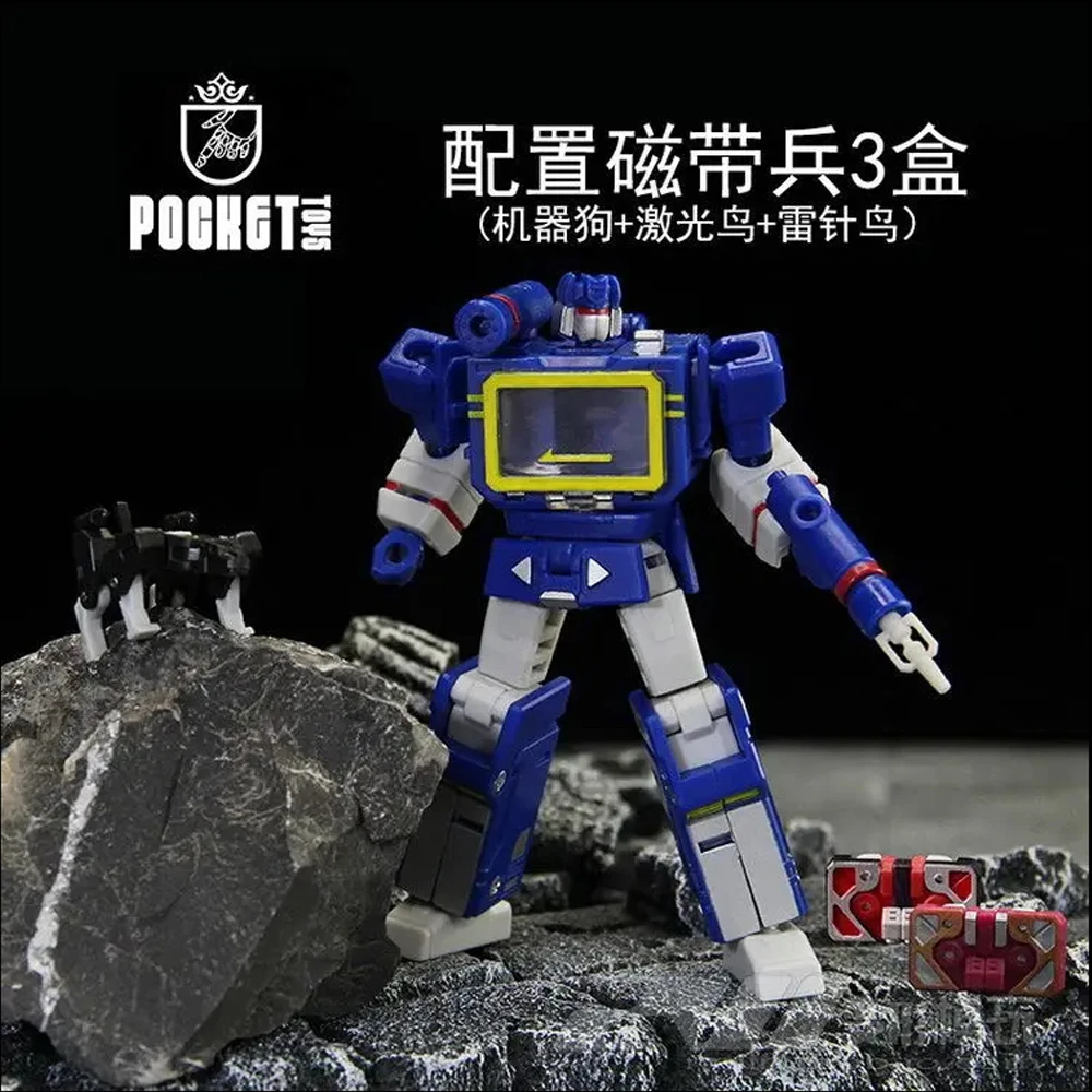 IN STOCK Mini PT04 Soundwave Transformation Toys 3 Tape DX9 8803 Bumblebe SS87 Car Action Figure Deformation Robot Anime Model