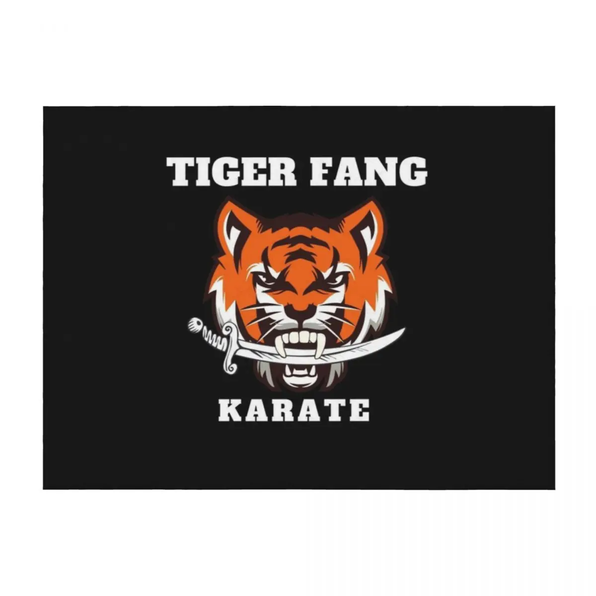 

Tiger Fang Karate Throw Blanket valentine gift ideas For Decorative Sofa Decorative Beds Blankets