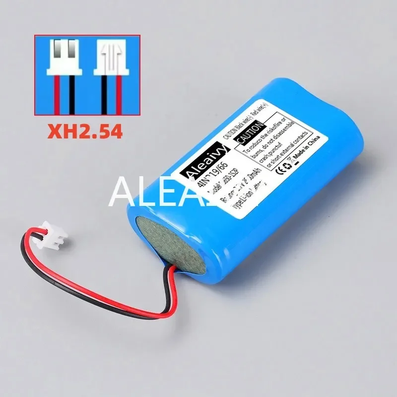 XH2.54-2P 플러그 리튬 배터리, 3.7V 18650, 4500, 6800, 12800mAh, 낚시용 충전식 배터리, LED 조명, 블루투스 스피커