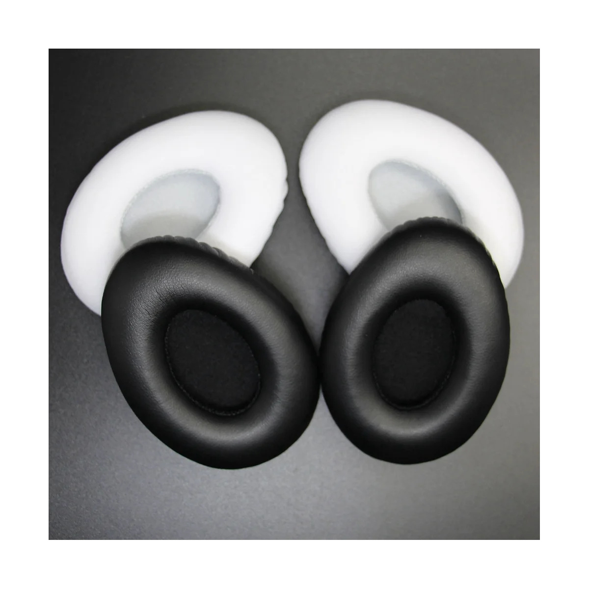 أسود الماس الدموع سماعة يغطي ، سماعة حامي الأكمام ، مشبك سماعات الأذن ، استبدال ، 1 زوج