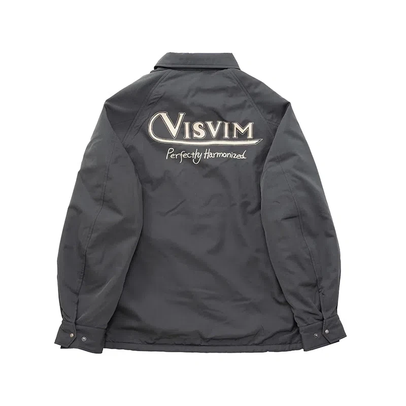 High Street VISVIM Limited Plush Thick Embroidery Loose Jacket Men\'s Clothing Women\'s Clothes Fashion Jacket