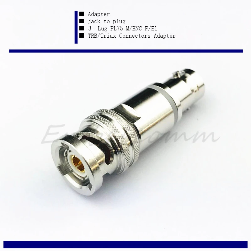 All copper TRB three coaxial EB75 to BNC female E1 RF adapter three coaxial revolution coaxial female