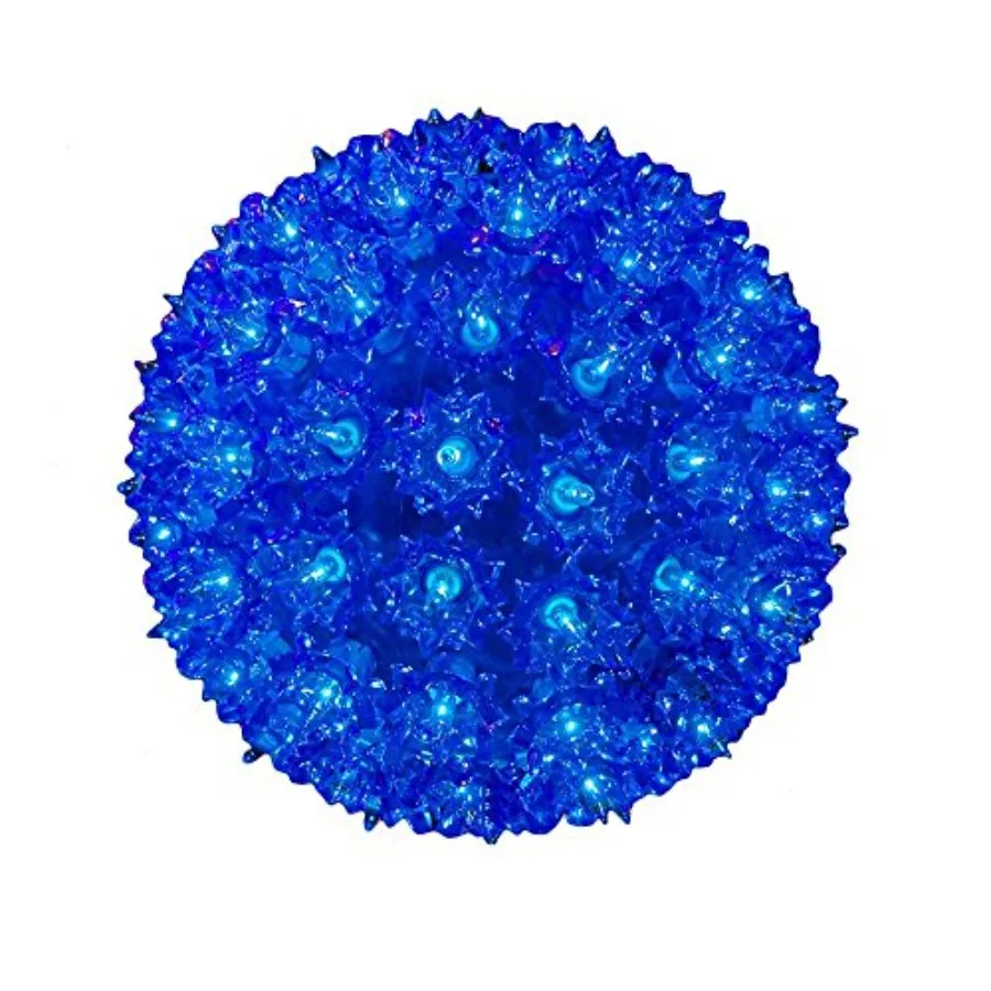 

Светящийся шар-гирлянда 7,5 дюймов, 100 светодиодов, большой декоративный шар, 5-футовый подвесной шнур с S-образным крюком, 12-футовый кабель питания со штабелируемым разъемом