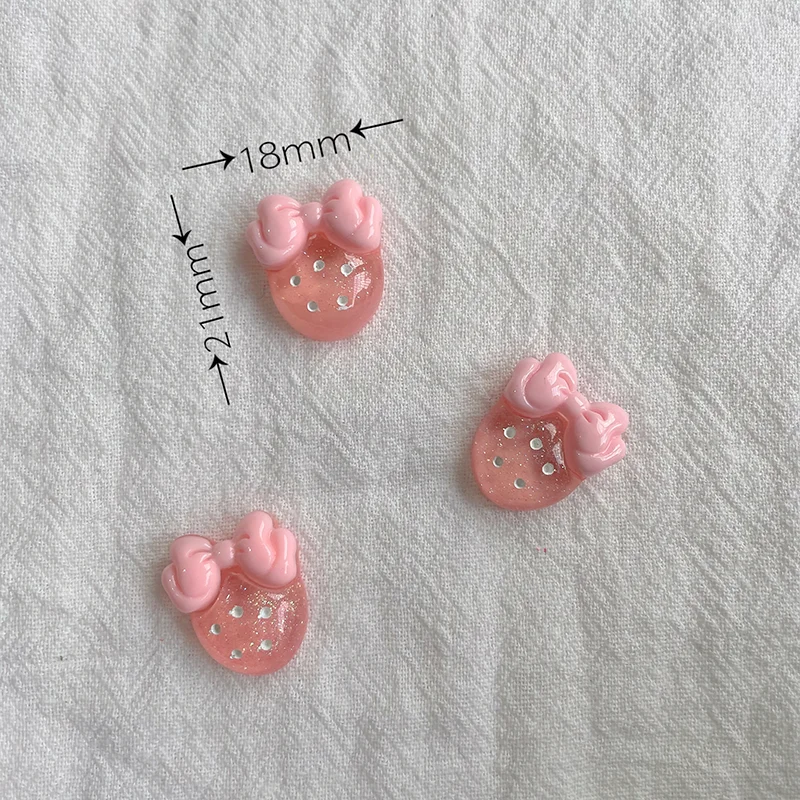 1-180pcs Kirby 2cm Resin Charms Cute Cartoon DIY Hair Clips, Fridge Magnets, Phone Case and Shoe Decorations view 6