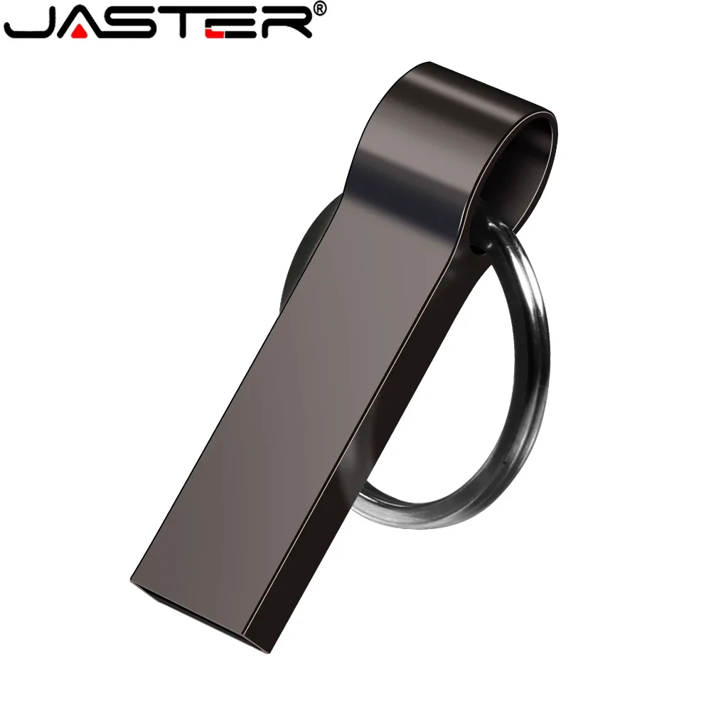 

Высокоскоростной металлический USB флеш-накопитель JASTER, 128 ГБ, мини-флешка, креативный подарок, 64 ГБ, флеш-накопитель, брелок, карта памяти, серый, серебристый