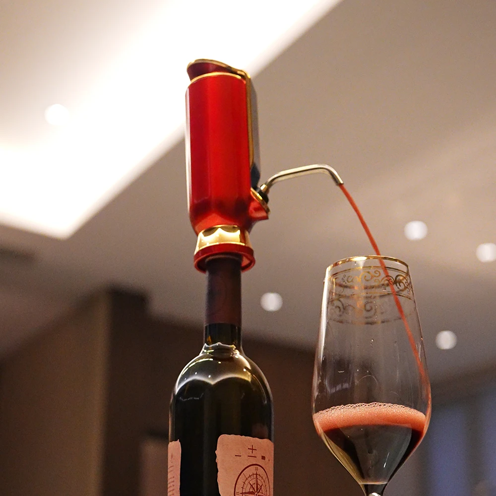 

Роскошный портативный перезаряжаемый электрический аэратор-декантер для вина с автоматической подачей и функцией сохранения свежести до 30 дней