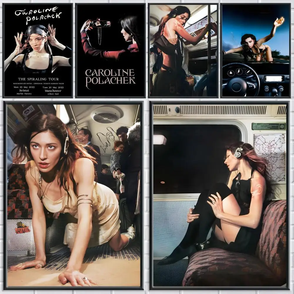 

Singer C-Caroline P-Polachek Poster Holiday Gifts Designed For Home Restaurant Office Space Corridor Wall Art