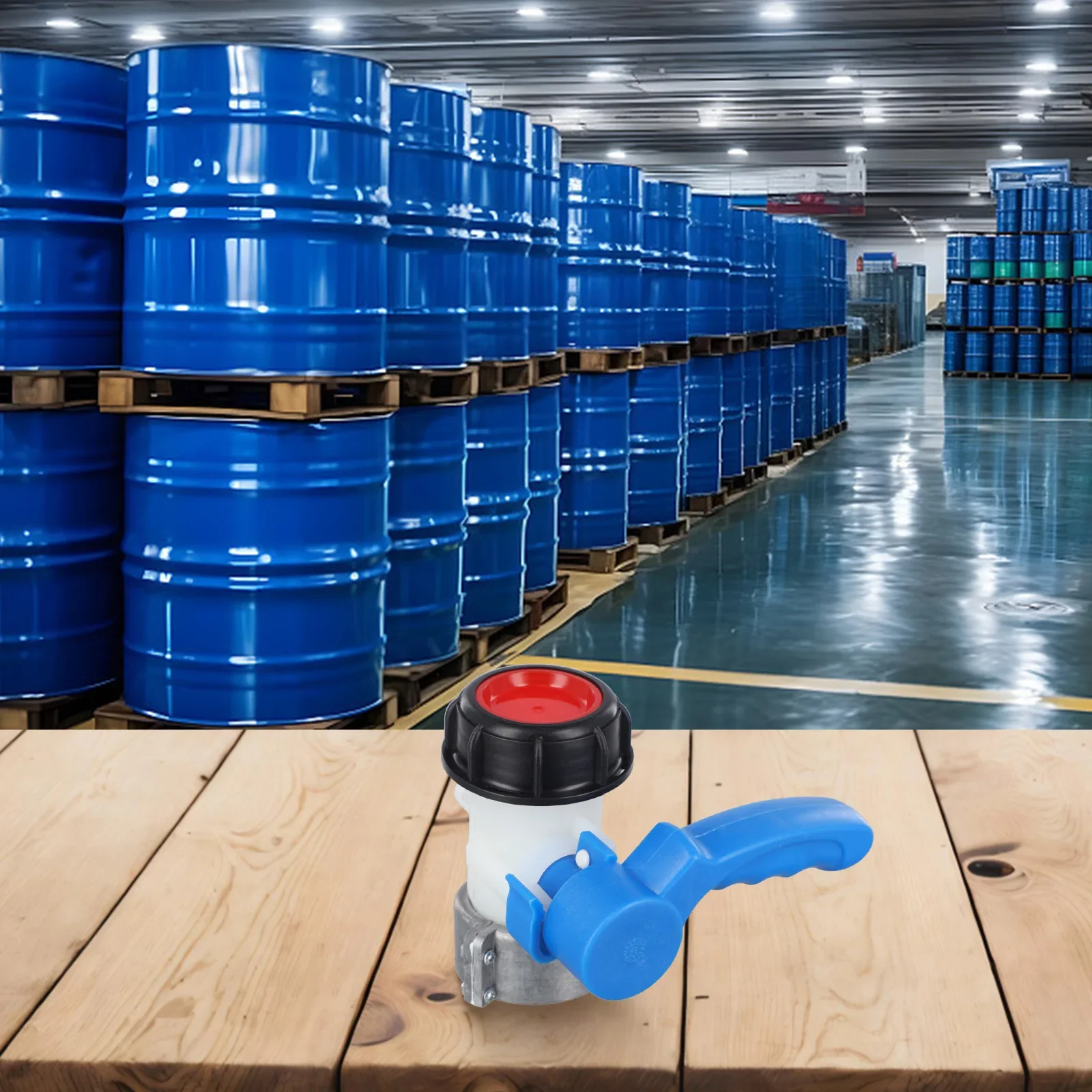 

High Quality 1pcs Garden Yard IBC Tank Adapter Rain Barrels Tool Water Container 62mm For Container IBC Standard