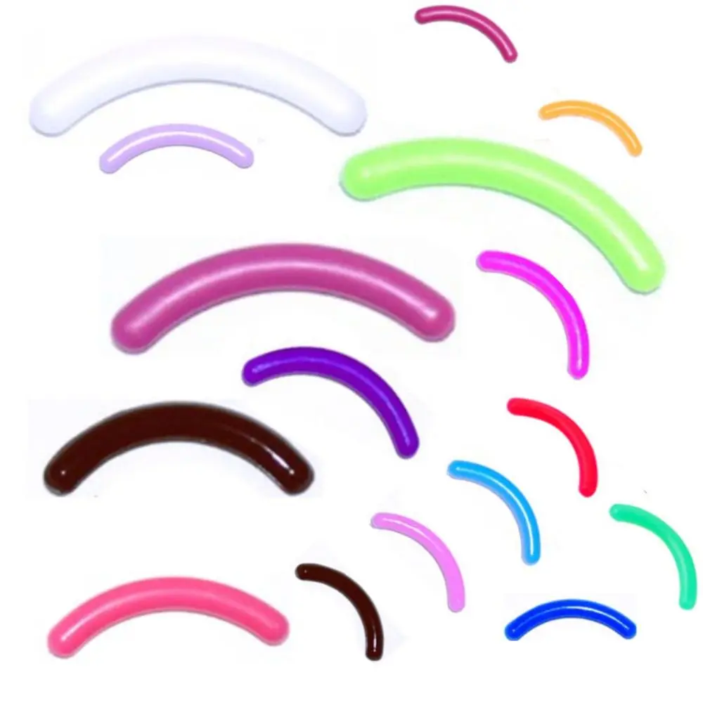 Eyelash Curling Eyelashes Curler Replacement Pads Beauty Tools High Elastic Eyelash Curler Refill Rubber 3 Colors Refill Rubber