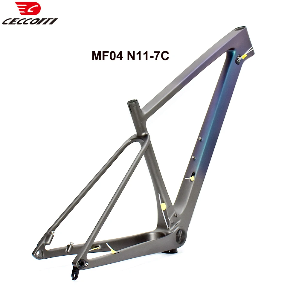 CECCOTTI Newset Color 29er MTB Frame  T1000 Full Carbon Mountain Bicycle Frame 29