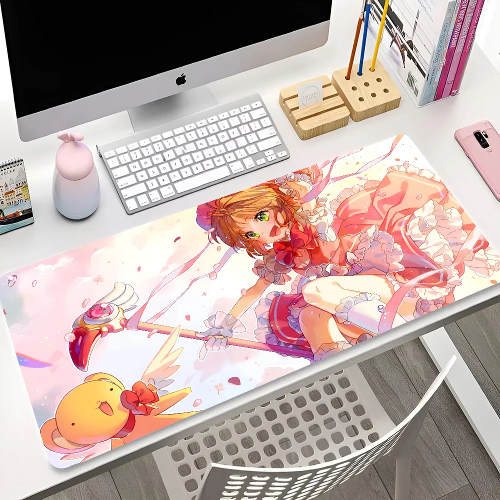 

1pc HOT CARTOON Magical Sakura Mousepad Mouse Mat Desk Mat With Pad Gaming Accessories Prime Gaming XXL Keyboard Pad Padding Mat