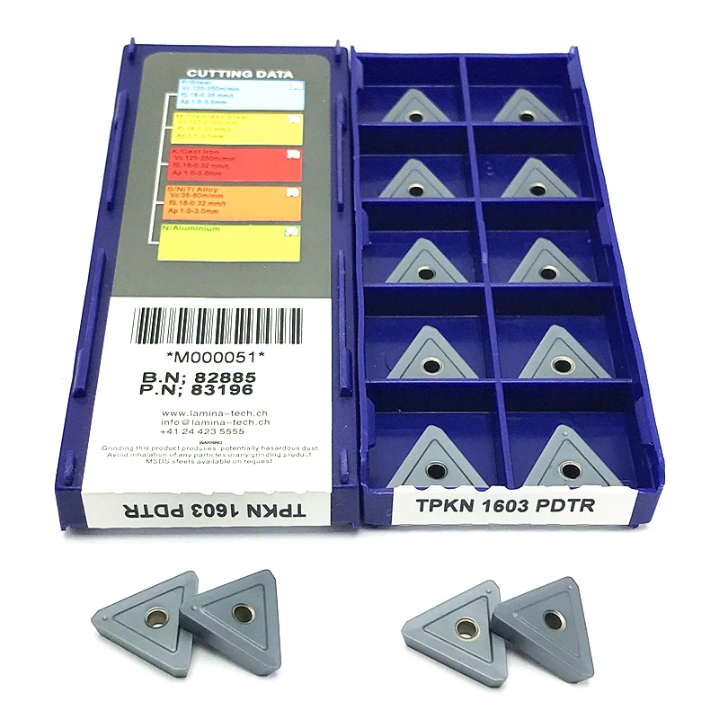 TPKR2204 TPKN2204 PDTR LT30 超硬インサート PVD ​​外部旋削工具旋盤ツール高品質切削工具旋削インサート