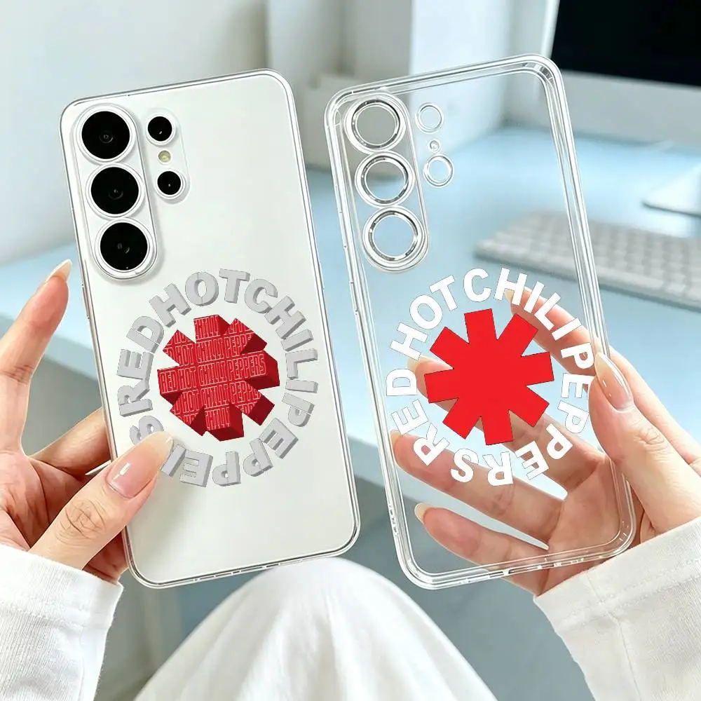 Red Hot Chili Peppers-S  Phone Case Transparent Silicone Soft For Samsung S25,S24,S21,S22,S23,S30,Ultra,S20,Plus,Fe Gift