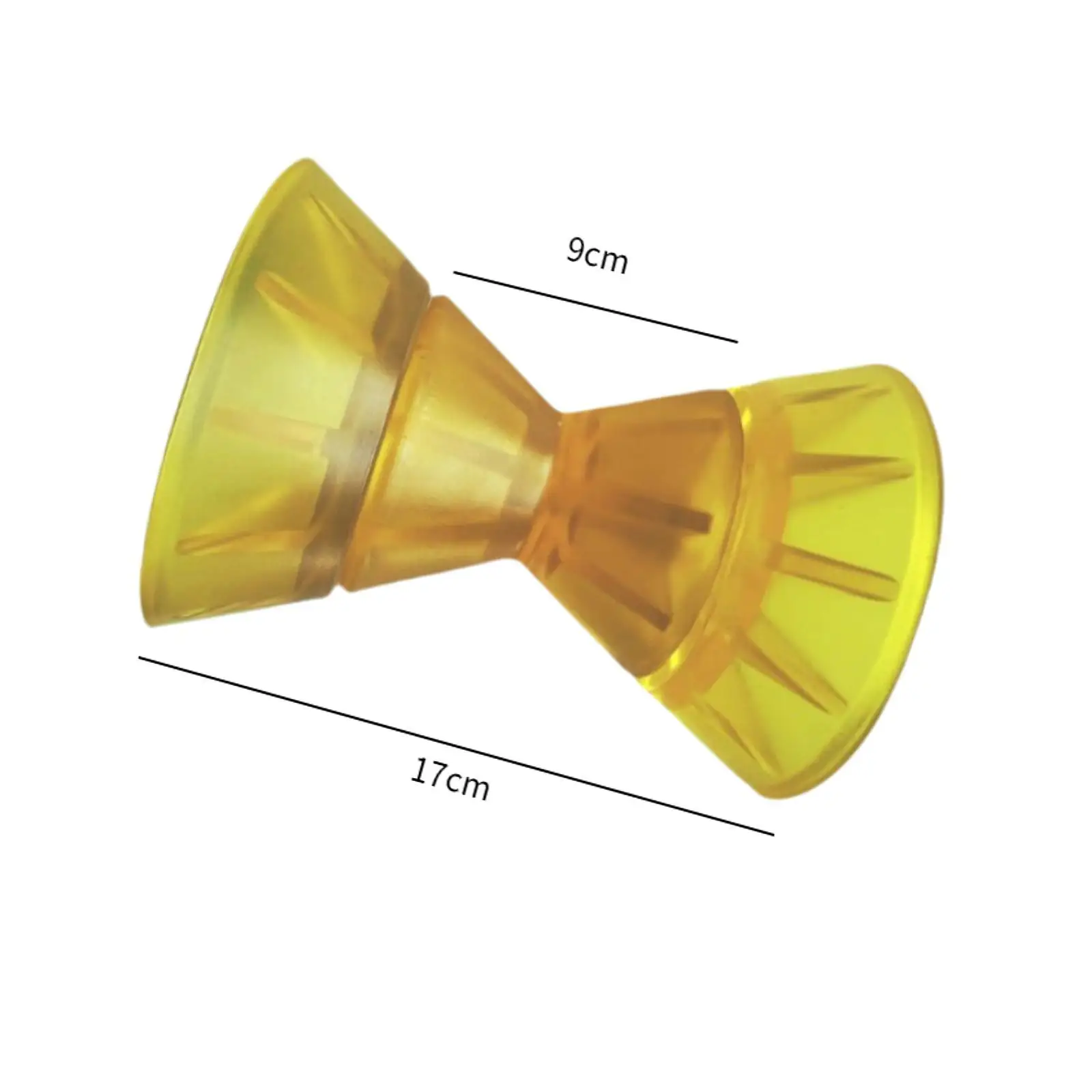 일반 보트 트레일러 롤러, 설치가 쉬운 교체 예비 부품, PVC 활 롤러, 노란색, 고성능