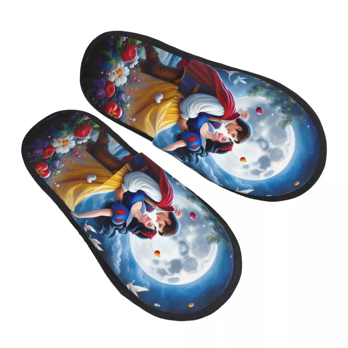 

Комфортные тапочки из пены с эффектом памяти «Белоснежка и семь гномов», женская анимационная домашняя обувь для отеля