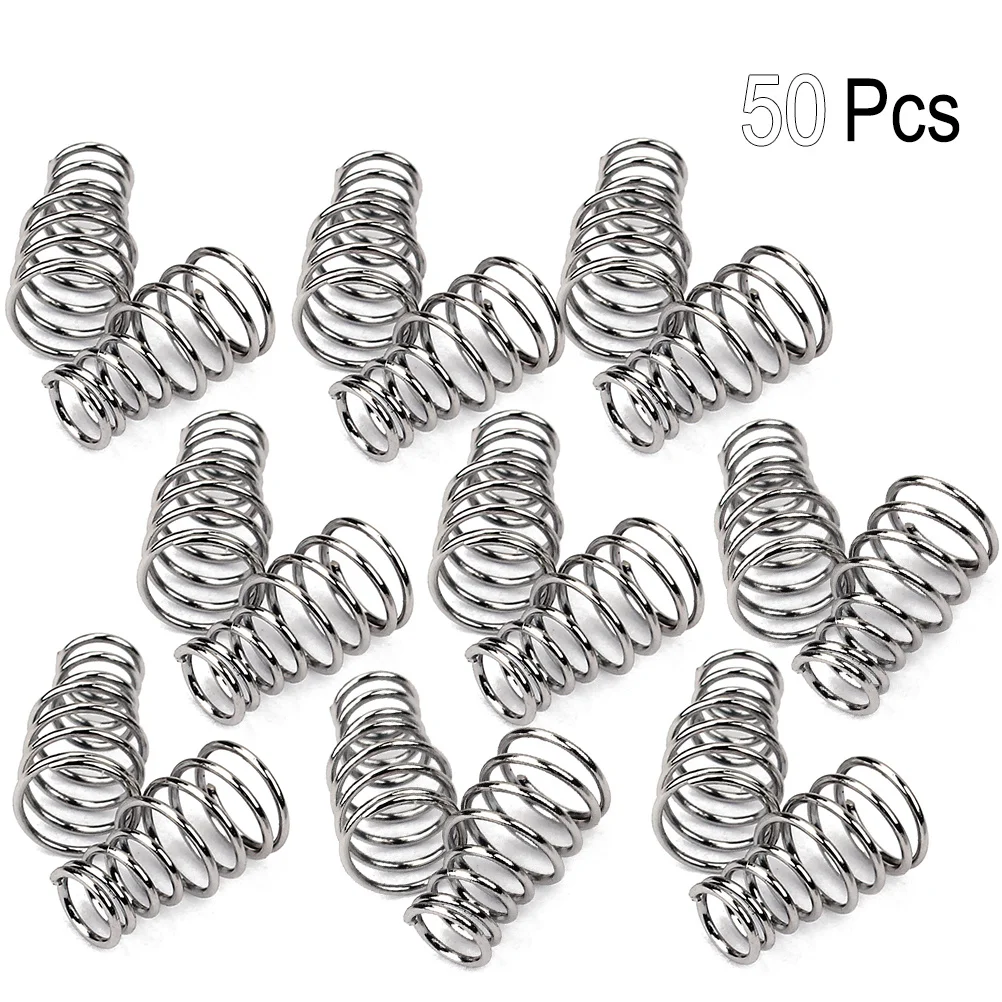 

50pcs Guitar Pickup Springs Metal Humbucker Height Adjustment Replacement Parts For Electric Guitar Accessories