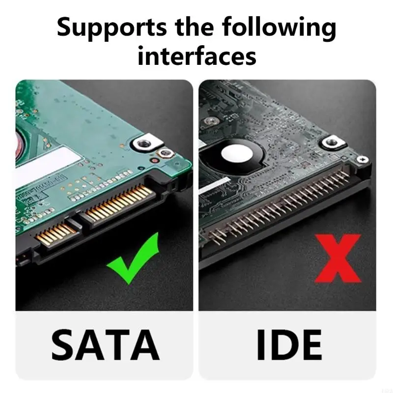 T5EA 2,5 "Корпус жесткого диска USB3.0 USB2.0 3.1 к SATA3.0 Внешний корпус жесткого диска