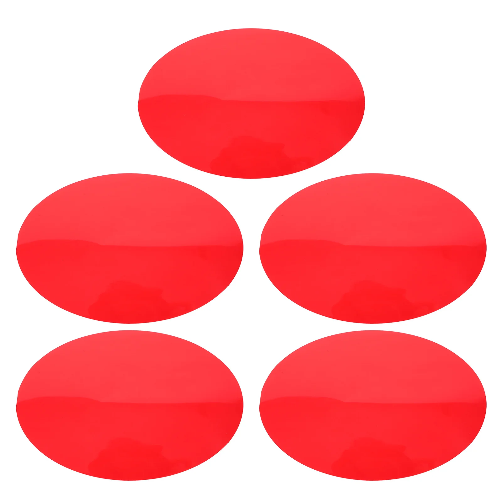 

5Pcs Warm Light Film Adhesive 15Cm Round Plastic Lighting Sheets for Spotlight Bulb Overlay DIY Creative Festival Wedding