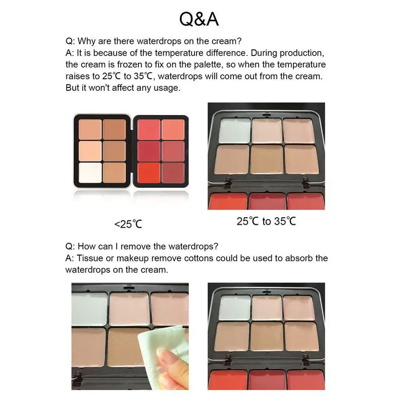 Concealer Palette 12-Color Blush And Palette Contour Palette Blush Contour Makeup Cream Contour Waterproof Face Palette Makeup